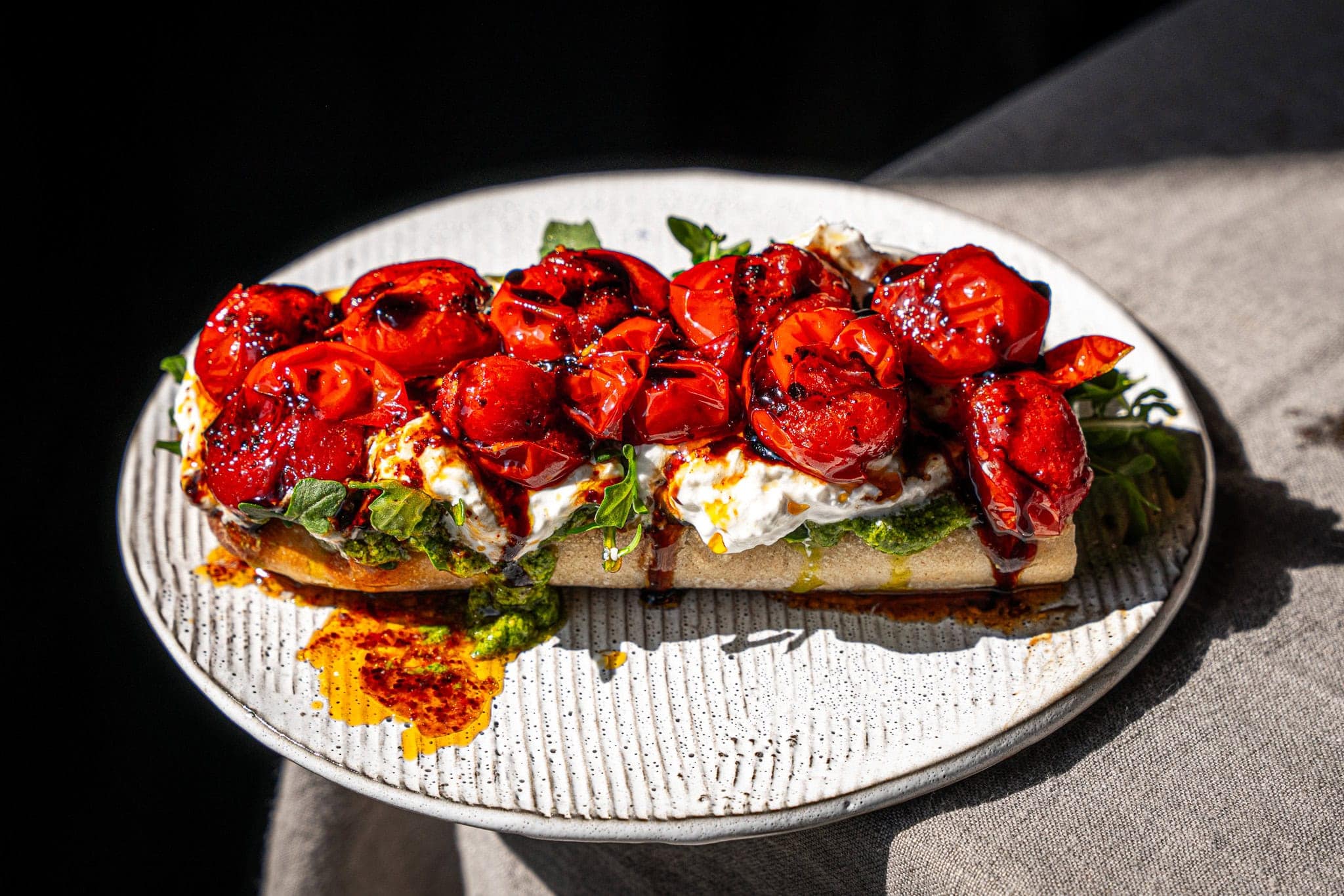 Caprese Sandwich Mit Burrata Kulinarischer Italien Trip